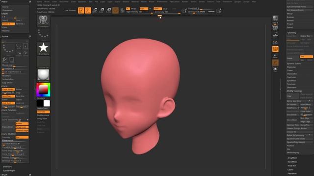 072 ZBrush 2021.6 - Curve Alpha Brushes, Repel Strength, Picker Options, and more!! (720p)