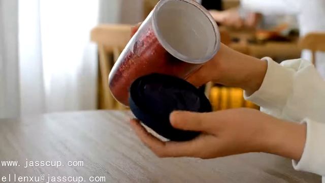 Double-layer stainless steel coffee cup