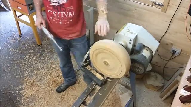 Woodturning A Rough Cypress Bowl and Mystery Wobble