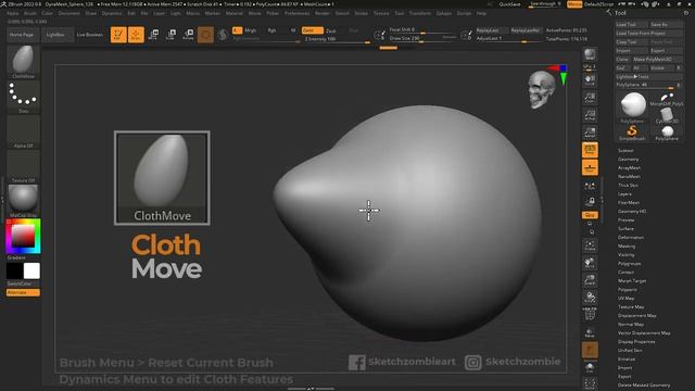Cloth Brushes_ ZBrush All Brushes