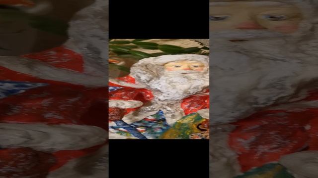 Мои самые первые Дед Мороз и Снегурочка #ватнаяигрушка #игрушкиизваты #леся_из_сказочного_леса