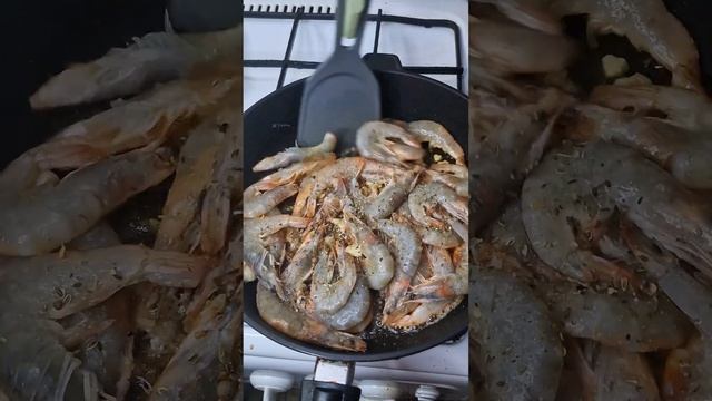 Креветки в соусе том ям #food #cooking #shorts #youtubeshorts