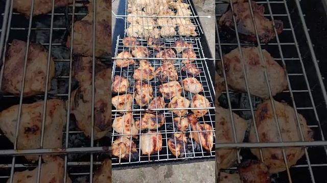 Жарим шашлыки!!!