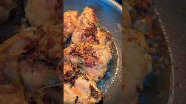 Butter Herbs Garlic Chicken😋 #youtubeshorts #usa #indian #short