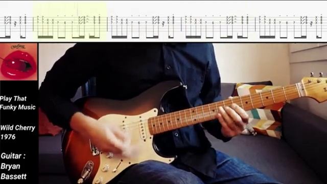 Wild Cherry-Play That Funky Music   Guitar cover(tab)