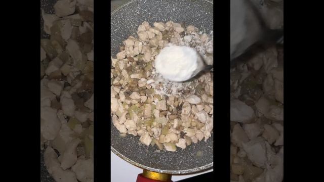 Быстрый жюльен на сковороде #топ #рекомендации #еда #live #рецепт