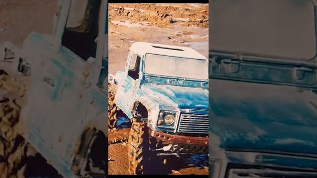 Land Rover Cab 4x4 tractor mud tires