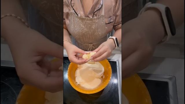 Банановая творожная запеканка #еда #рецепты #cooking #cookingfood #творог #запеканкаизтворога