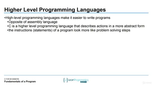 3 Fundamentals of a Program