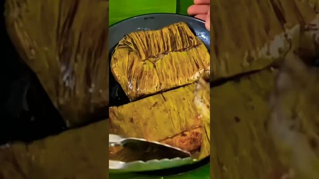 Banana Wrapped Fish Fry in Unique Style #pasta #pastasauce #recipe #bittergourdrecipe #food