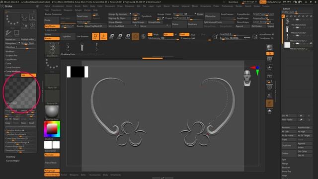 ZBrush - CUSTOM CURVE Brushes (In 2 MINUTES!)