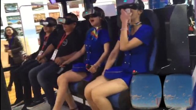 9D VR four seats fly cinema for 9d cinema