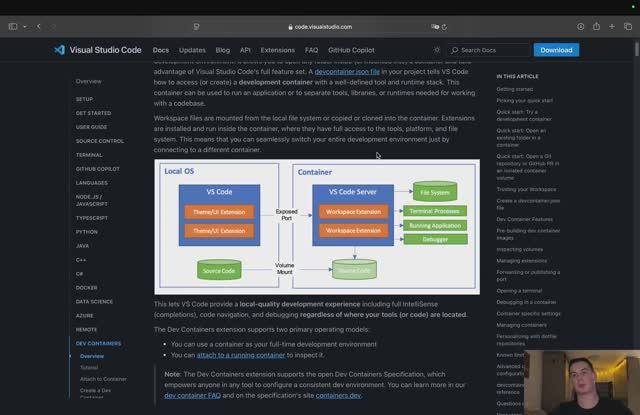 02 Создание Dev Container для единообразия среды разработки