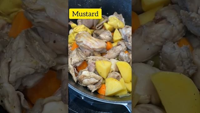 rabbit in mustard cream sauce #shorts #foodies