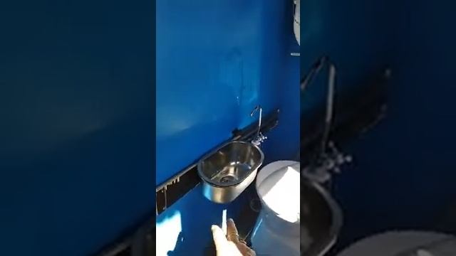 выдвижная раковина в кемпер