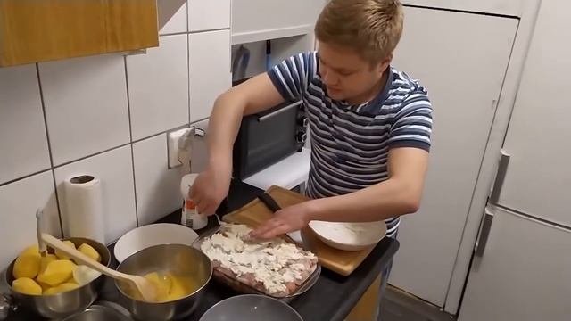 Мясо, овощи , брынза и соль