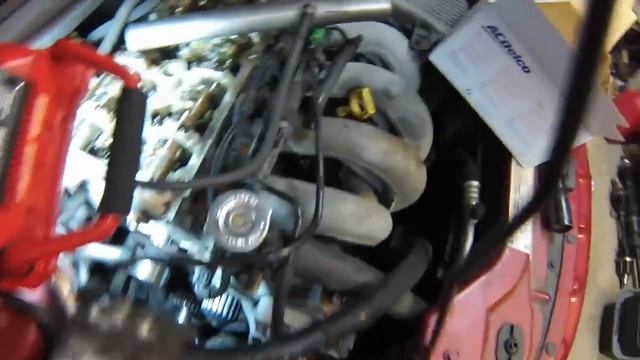 Замена прокладки ГБЦ и ремень ГРМ Dodge Plymouth Chrysler 2,4 л — часть 1. Разборка