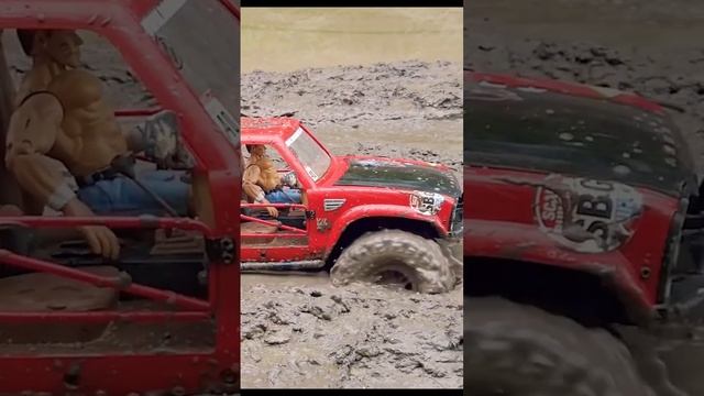Jeep Wrangler off-road mud bath