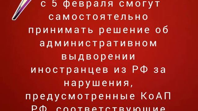 Сотрудники МВД смогут самостоятельно принимать решение об административном выдворении иностранцев