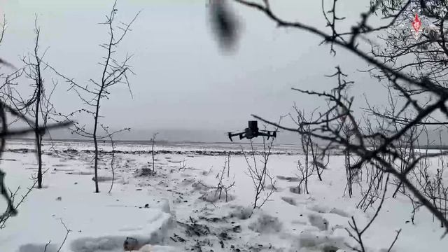 Боевая работа операторов БпЛА морских пехотинцев группирвоки войск «Север»
