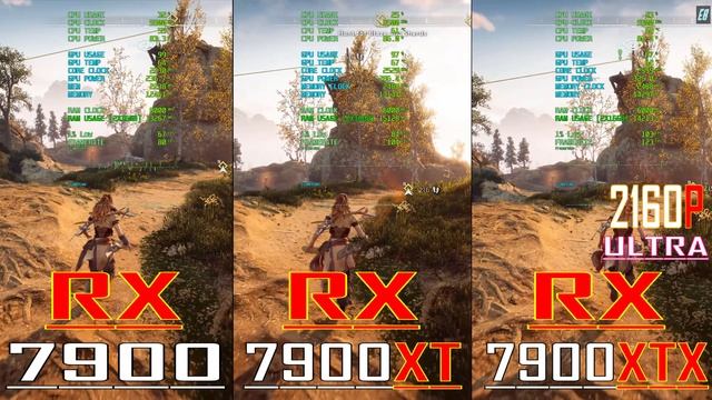 RX 7900 vs RX 7900XT vs RX 7900XTX || NEW DRIVER || PC GAMES BENCHMARK TEST \\