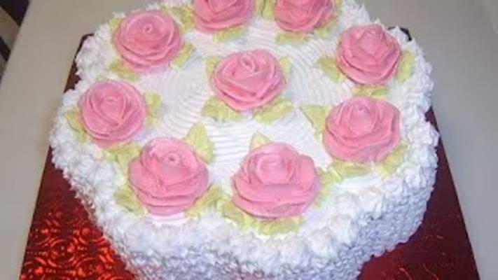 Торт цветочек