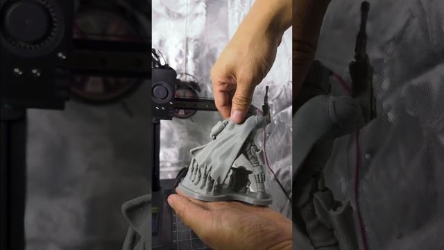 Mandalorian and Grogu Figurine by Encrust3d Timelapse on Kingroon KP3S 3D Printer