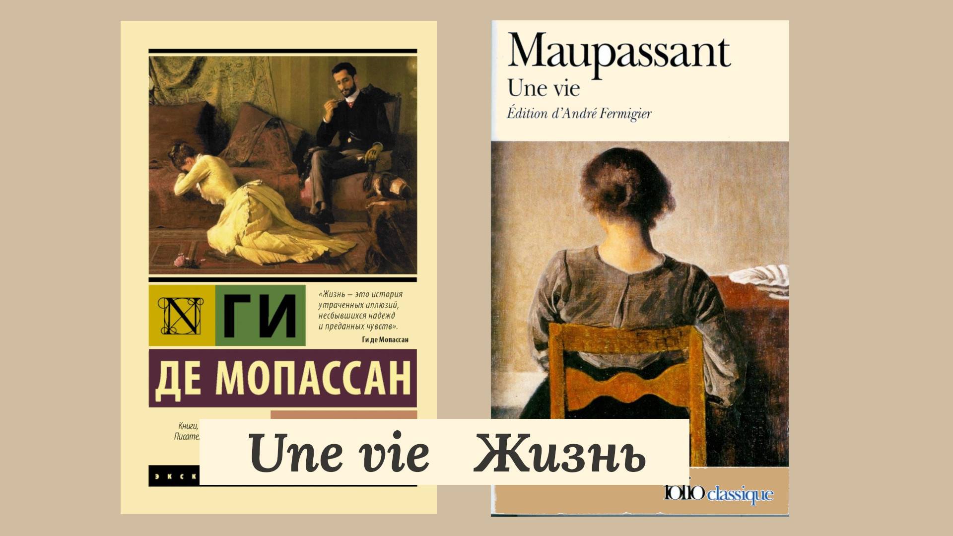 Une vie || Жизнь. Читаем книги, узнавая новые языки. Ги де Мопассан