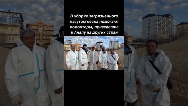 Добровольцы из Африки в Анапе