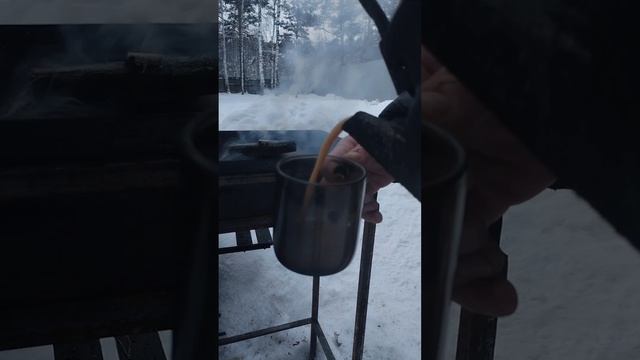 шашлык с чаем на костре #шашлык #чай