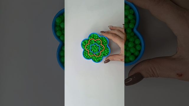 🐉💚🐉Залипательный Змеиный Цветок #бусы #залипательно #змея #цветок