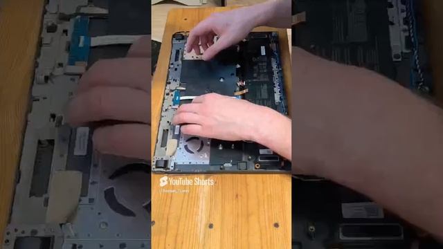 Замена клавиатуры asus rog strix G17 #shorts