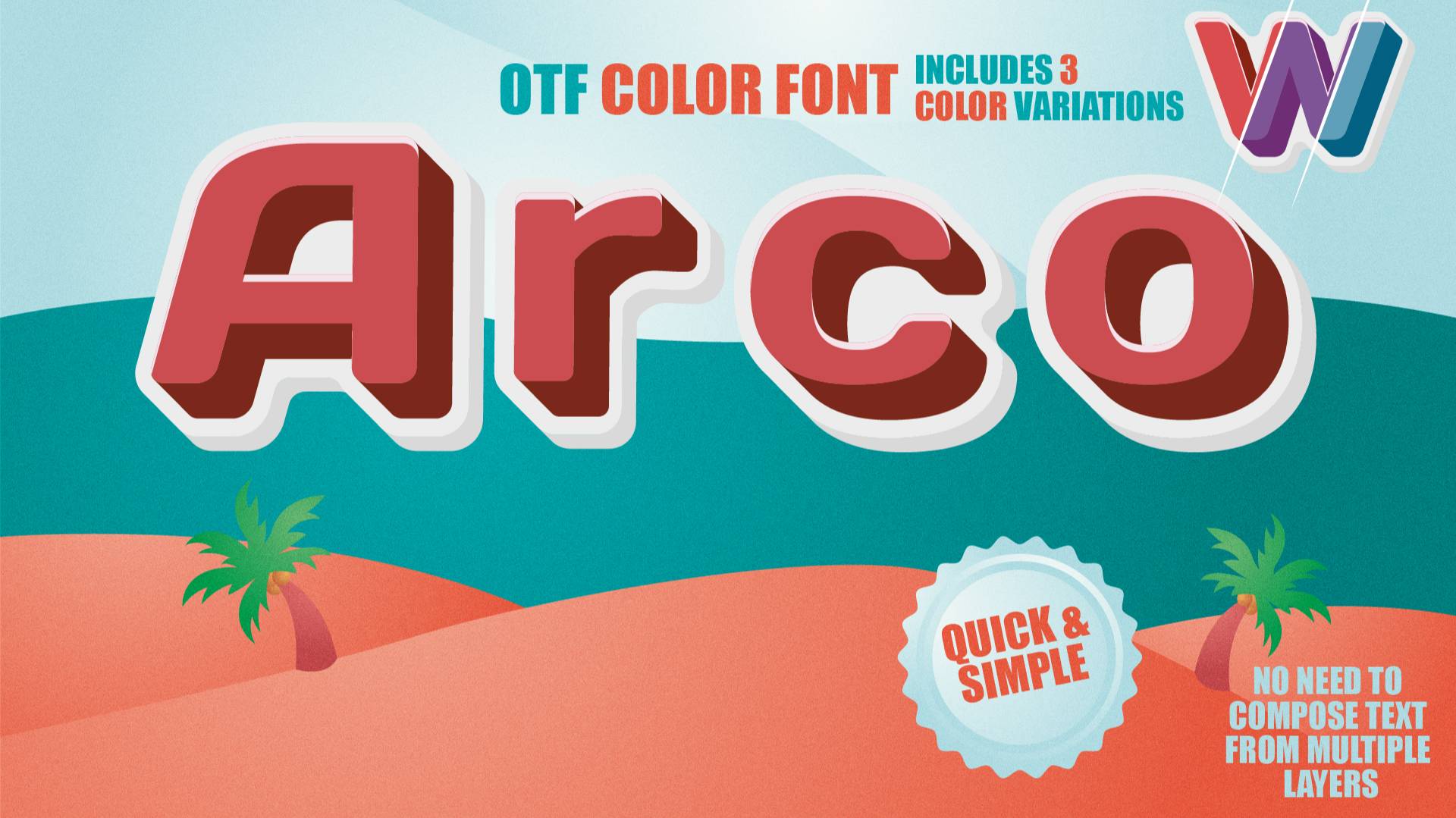 Color font - Arco