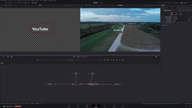 Davinci Resolve. ТРЕКИНГ. Крепим Объекты на Видео. Planar Tracker