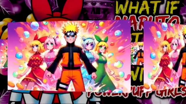 What IF Naruto got into harem with Powerpuff girls?