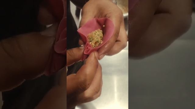 Dim sum 🥟 folding #shorts #youtubeshorts #momo #short #cooking_side #food