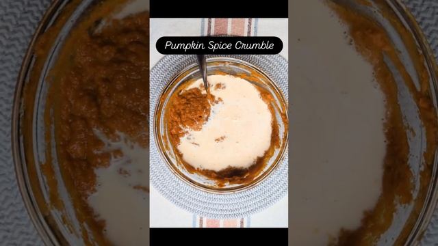 Make Pumpkin Spice Crumble! A box cake hack! #recipe #pumpkin