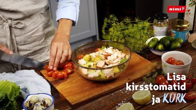 😋 Kokka kodus | Kartulisalati retsept suitsulõhe ja vutimunadega