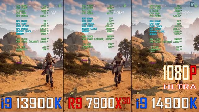 INTEL i9 13900K vs RYZEN 9 7900X3D vs INTEL i9 14900K || PC GAMES BENCHMARK TEST ||