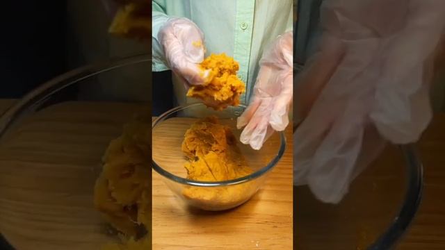Cheese Sweet Potato Rice Cake#shorts#ASMR