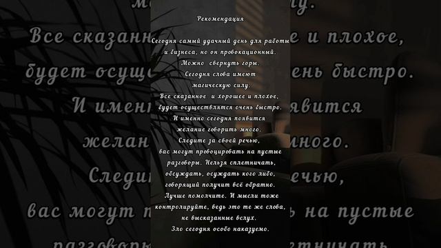 Рекомендация дня