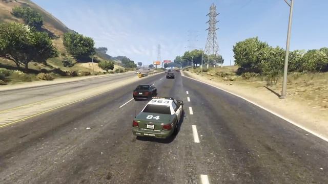 POLICE CHASE MANHUNT!