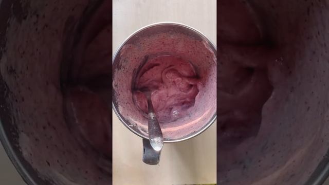 Banana Berry Sorbet | #shorts | Easy summertime dessert