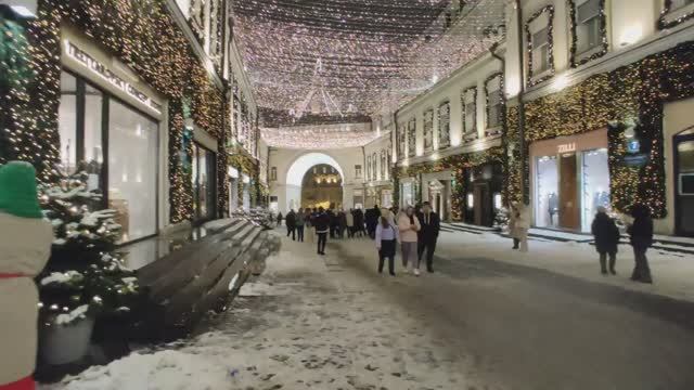 Новогодняя Москва 1 января 2025 года