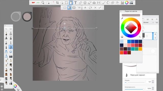 Рисунки и страшные истории #16 - Навари мне борща!