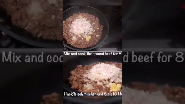 a crazy recipe with minced meat and potatoes #shorts #shortsvideo #shortvideo #food #foodie #meat