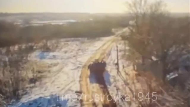 Уничтожение техники ВСУ на Курском направлении.