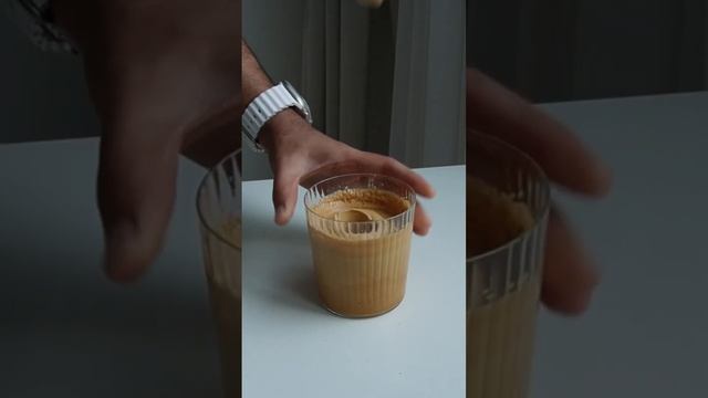 Nutella Fluffy Coffee (oat milk) #coffee #asmr