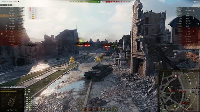 Мир танков. WOT. Бой на Объект 277. Взял 8 фрагов и 13.1К урона