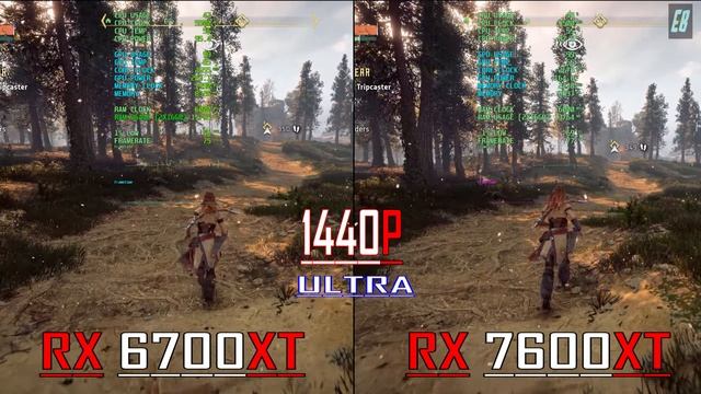 RX 6700XT vs RX 7600XT // PC GAMES BENCHMARK TEST ||